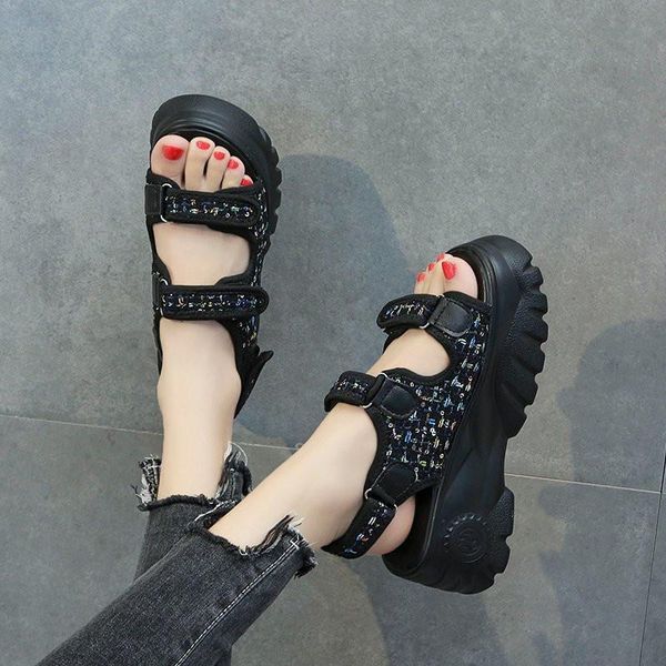 platform fashion shoes buckle diamond decoration basic sandals 5.5cm heel drop women summer wedges, Black
platform fashion shoes buckle diamond decoration basic sandals 5.5cm heel drop women summer wedges, Black