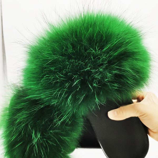 slippers fashion real raccoon fur solid cute plush fluffy women slides furry flat luxury ladies flip flops, Black
slippers fashion real raccoon fur solid cute plush fluffy women slides furry flat luxury ladies flip flops, Black