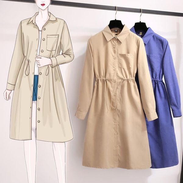 casual dresses korean version of ins2021 autumn and winter fat mm200 jin foreign style aging cashmere shirt dress, Black;gray
casual dresses korean version of ins2021 autumn and winter fat mm200 jin foreign style aging cashmere shirt dress, Black;gray