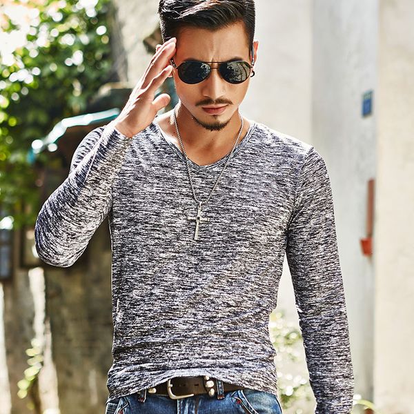 men's t-shirts autumn slim streetwear v neck t shirt men casual fitness &tees vintage blue long sleeve pullover homme plus 8lwn, White;black
men's t-shirts autumn slim streetwear v neck t shirt men casual fitness &tees vintage blue long sleeve pullover homme plus 8lwn, White;black