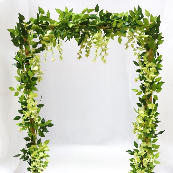 decorative flowers & wreaths 1.8m home wisteria artificial flower vine ivy leaf garland wedding arch garden decoration silk rattan string
decorative flowers & wreaths 1.8m home wisteria artificial flower vine ivy leaf garland wedding arch garden decoration silk rattan string