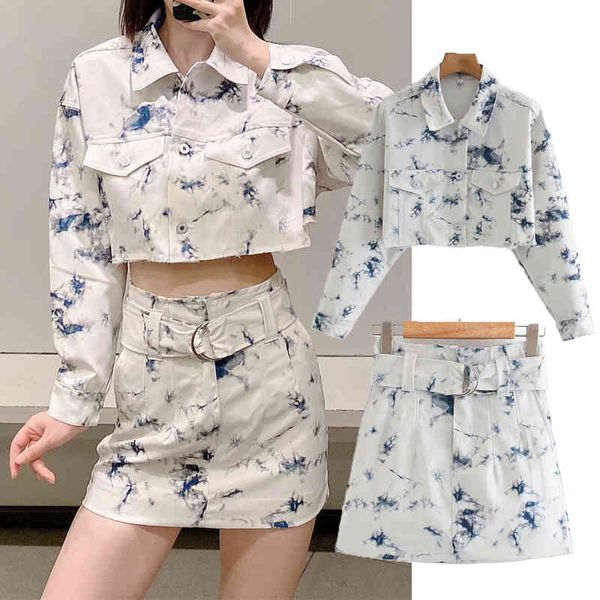dress female fall p skirt denim single lapel suits breasted long jacket short, White
dress female fall p skirt denim single lapel suits breasted long jacket short, White