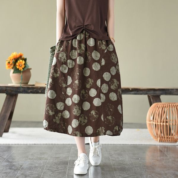 summer skirts 2021 vintage cotton pockets elastic waist retro skirt loose leisure fashion a-line midi skirts for women 10430, Red
summer skirts 2021 vintage cotton pockets elastic waist retro skirt loose leisure fashion a-line midi skirts for women 10430, Red