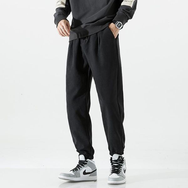 men's pants 2021 autumn male student leisure outdoor sports harness feet harem trousers nine-point korean trend wholesale, Black
men's pants 2021 autumn male student leisure outdoor sports harness feet harem trousers nine-point korean trend wholesale, Black