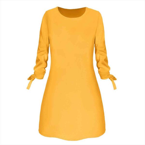 autumn mini half bow women dresses sleeve solid loose slim party casual beach yellow vestido plus size, Black;gray
autumn mini half bow women dresses sleeve solid loose slim party casual beach yellow vestido plus size, Black;gray