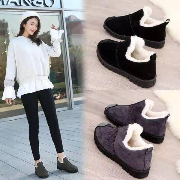 boots 2021 arrival autumn and winter waterproof women shoes snow antiskid bottom keep warm mother casual, Black 
boots 2021 arrival autumn and winter waterproof women shoes snow antiskid bottom keep warm mother casual, Black