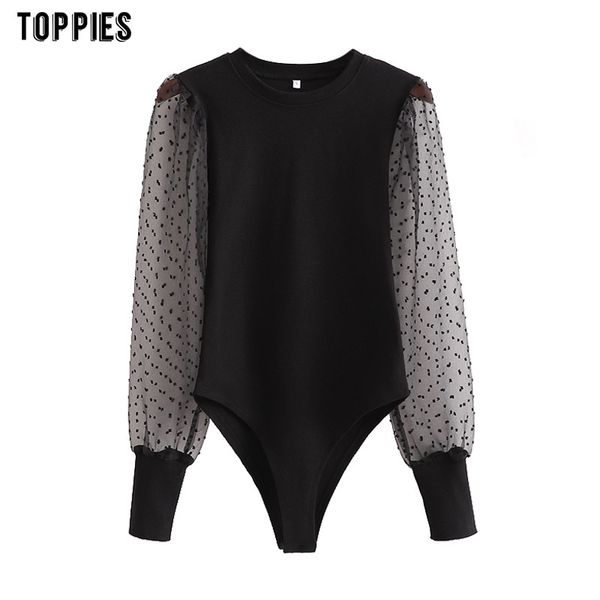 ies fashion mesh yarn spliced skinny bodysuits woman knitted jumpsuits long sleeve club wear 210412, Black;white
ies fashion mesh yarn spliced skinny bodysuits woman knitted jumpsuits long sleeve club wear 210412, Black;white