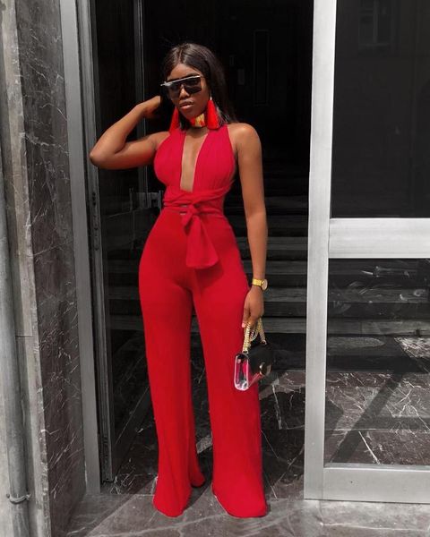women's jumpsuits & rompers zity lace up jumpsuit women v -neck body femme slim elegant wide leg romper bandage backless overalls femal, Black;white
women's jumpsuits & rompers zity lace up jumpsuit women v -neck body femme slim elegant wide leg romper bandage backless overalls femal, Black;white
