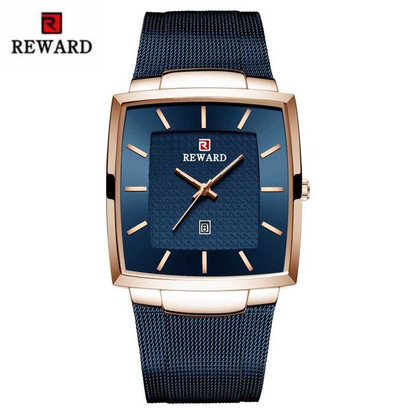 wristwatches men's watch reward business watches auto date square dial waterproof stainless steel male clock reloj hombre, Slivery;brown
wristwatches men's watch reward business watches auto date square dial waterproof stainless steel male clock reloj hombre, Slivery;brown