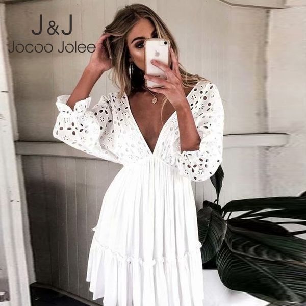 jocoo jolee women deep v neck backless a-line dress elegant embroidery dresses casual ruffle pleated lace up dress 210518, Black;gray
jocoo jolee women deep v neck backless a-line dress elegant embroidery dresses casual ruffle pleated lace up dress 210518, Black;gray