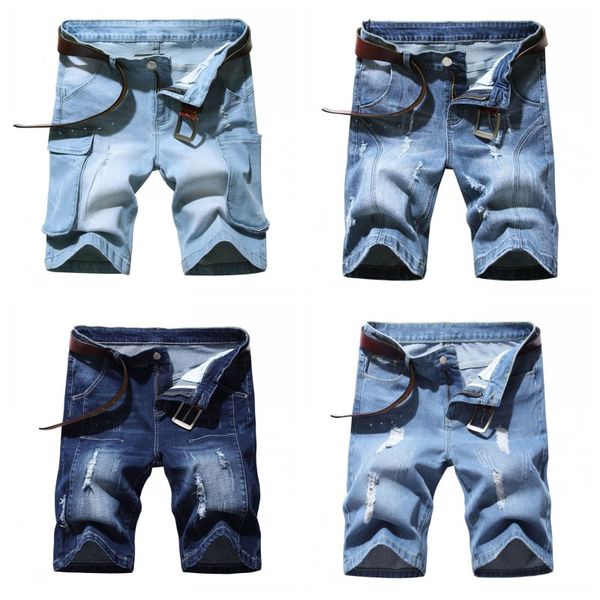 fashion arrivals men denim shorts distress ripped destroyed blue short jeans mans trousers st313, White;black
fashion arrivals men denim shorts distress ripped destroyed blue short jeans mans trousers st313, White;black