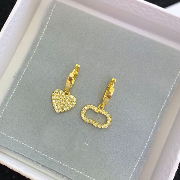 l-d34 stud designer earrings luxury logo letters and heart-shaped pendant asymmetric earring with box, Golden;silver
l-d34 stud designer earrings luxury logo letters and heart-shaped pendant asymmetric earring with box, Golden;silver
