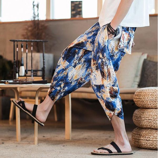 sinicism summer printing cotton linen men casual harem pants calf-length pant sweatpant male loose trousers plus size s-5xl men's, Black
sinicism summer printing cotton linen men casual harem pants calf-length pant sweatpant male loose trousers plus size s-5xl men's, Black