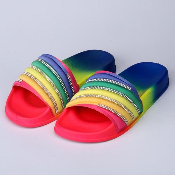 slippers women slipper rainbow for summer beach sequins casual shoes ladies slides flats outdoor footwear sandal, Black
slippers women slipper rainbow for summer beach sequins casual shoes ladies slides flats outdoor footwear sandal, Black