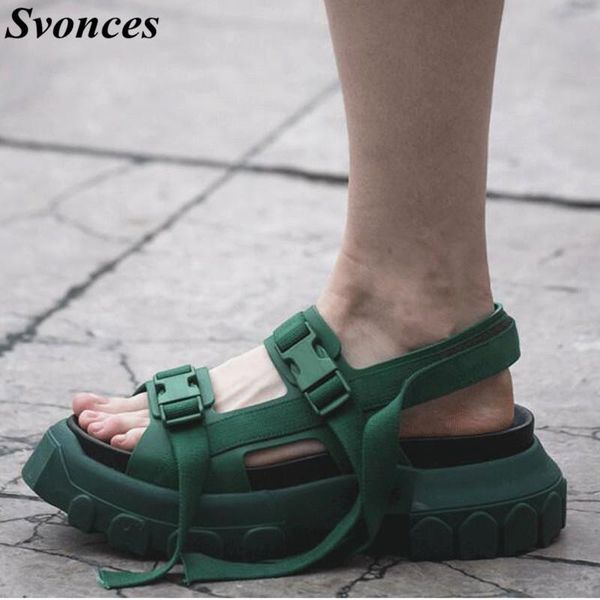 svonces brand sandals women sadalia plataforma buckle platform casual shoes green real leather chic ribbons flats, Black
svonces brand sandals women sadalia plataforma buckle platform casual shoes green real leather chic ribbons flats, Black