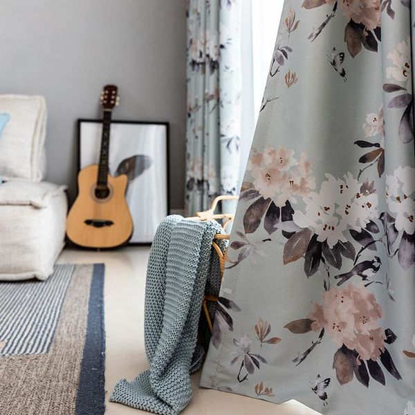 high-precision blackout printing curtains pastoral style simple living room bedroom curtain & drapes
high-precision blackout printing curtains pastoral style simple living room bedroom curtain & drapes