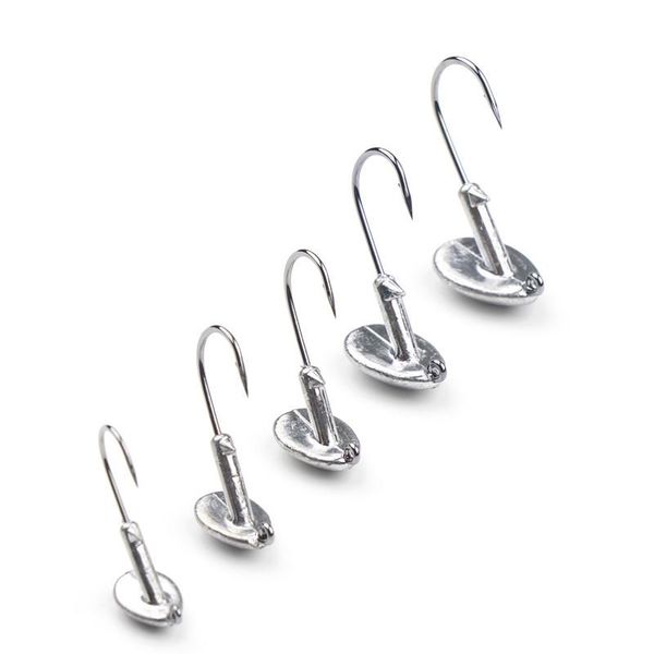 barbed lead jig head fishing hook 10pcs/ box tumbler fishhook 2.5g 3.5g 5g 7g 10g 14g 18g for soft lure carp tackle hooks
barbed lead jig head fishing hook 10pcs/ box tumbler fishhook 2.5g 3.5g 5g 7g 10g 14g 18g for soft lure carp tackle hooks