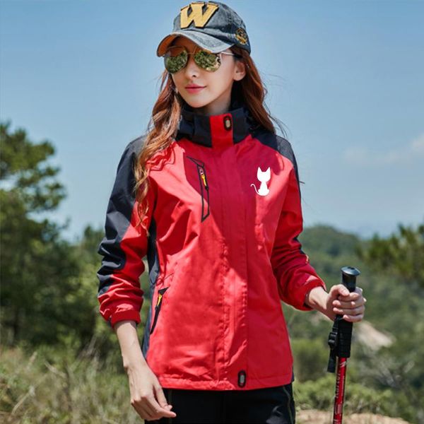 women's jackets spring and autumn women waterproof jacket fashion thin single layer casual coat outdoor clothing mount storm outwear, Black;brown
women's jackets spring and autumn women waterproof jacket fashion thin single layer casual coat outdoor clothing mount storm outwear, Black;brown