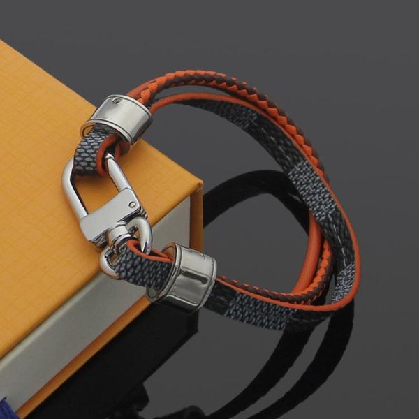 charm bracelets wholesale titanium steel v letter gray plaid three-layer leather buckle bracelet, Golden;silver
charm bracelets wholesale titanium steel v letter gray plaid three-layer leather buckle bracelet, Golden;silver