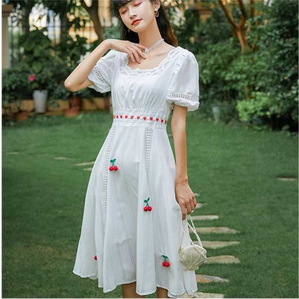 summer women sweet a-line dress square collar puff sleeve embroidery floral slim chic dress vestidos 210531, Black;gray
summer women sweet a-line dress square collar puff sleeve embroidery floral slim chic dress vestidos 210531, Black;gray