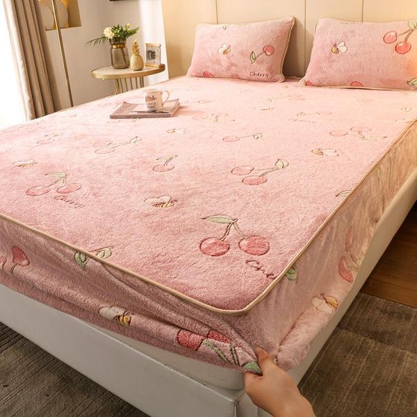 sheets & sets bed elastic fitted sheet home coral fleece single double mattress cover winter warm 150x200 180x200cm bedspread
sheets & sets bed elastic fitted sheet home coral fleece single double mattress cover winter warm 150x200 180x200cm bedspread