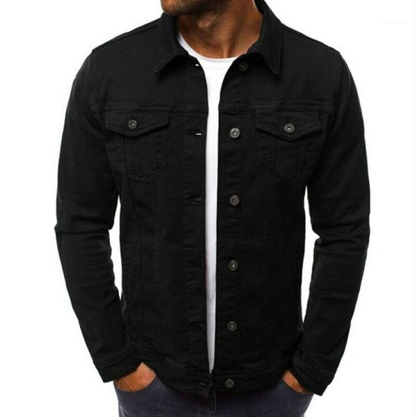 brand slim fit men jeans jackets fashion streetwear casual denim jacket turn-down collar single breasted solid coats men's, Black;brown
brand slim fit men jeans jackets fashion streetwear casual denim jacket turn-down collar single breasted solid coats men's, Black;brown