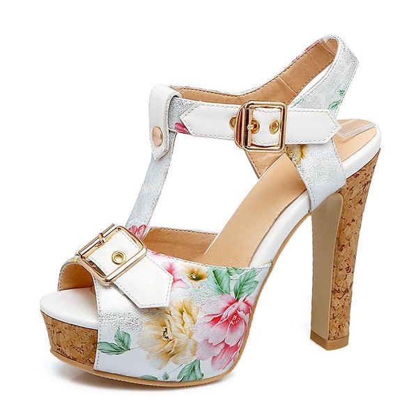 plus size 32-46 customized peep toe buckle summer sandals women shoes fashion flower printing party footwear, Black
plus size 32-46 customized peep toe buckle summer sandals women shoes fashion flower printing party footwear, Black