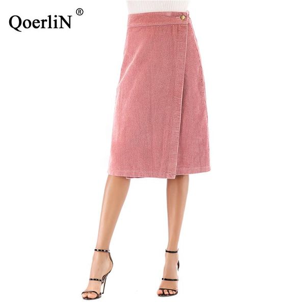 skirts qoerlin vintage corduroy plus size knee-length female high elastic waist split skirt casual a-line sweet girl in 4 season, Black
skirts qoerlin vintage corduroy plus size knee-length female high elastic waist split skirt casual a-line sweet girl in 4 season, Black