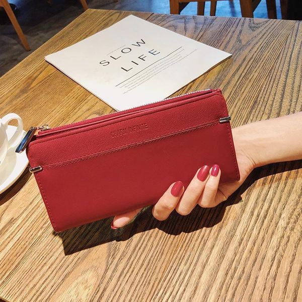 wallets women's wallet autumn mid-length clutch bag fashion exquisite large capacity id, Red;black
wallets women's wallet autumn mid-length clutch bag fashion exquisite large capacity id, Red;black