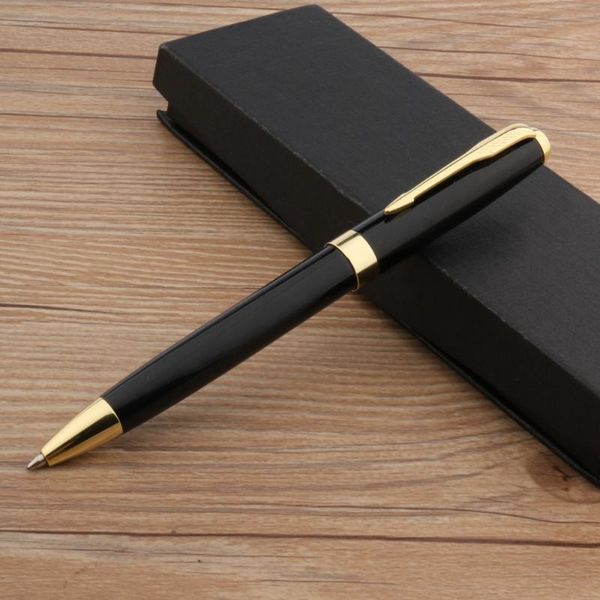 classic ballpoint pen black lacquerred golden trim 0.7mm refill pens for stationery office school supplies writing, Blue;orange
classic ballpoint pen black lacquerred golden trim 0.7mm refill pens for stationery office school supplies writing, Blue;orange