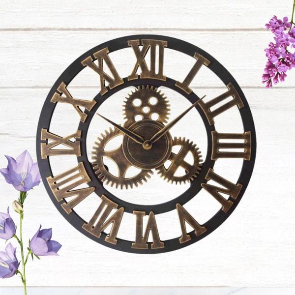wall clocks 1pc 34cm industrial gear clock decorative style without battery (golden)
wall clocks 1pc 34cm industrial gear clock decorative style without battery (golden)