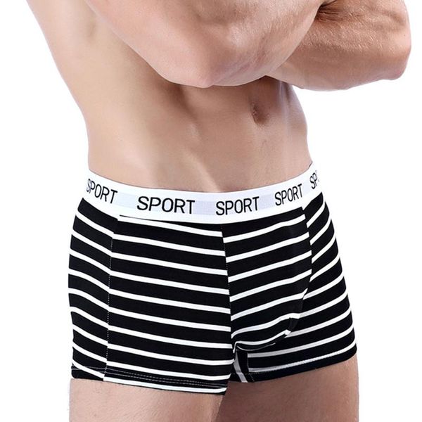 underpants cotton men's underwear boxer maple stripe shorts personality boy fit sports panties, Black;white
underpants cotton men's underwear boxer maple stripe shorts personality boy fit sports panties, Black;white