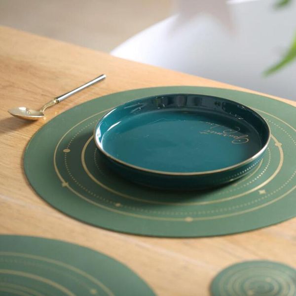 mats & pads starry tableware pad placemat table mat pu leather heat insulation non-slip water and oil proof creativity kitchen accessories
mats & pads starry tableware pad placemat table mat pu leather heat insulation non-slip water and oil proof creativity kitchen accessories
