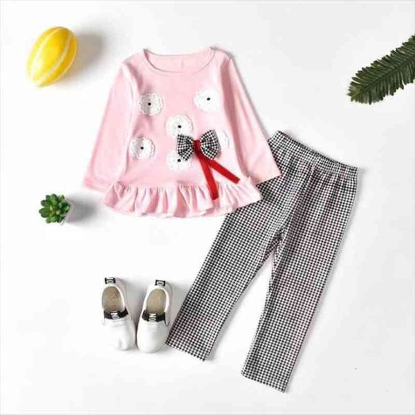 and fashion cute infant newborn baby clothes hooded six flower bow lattice 2pcs outfit cotton tracksuit set, White
and fashion cute infant newborn baby clothes hooded six flower bow lattice 2pcs outfit cotton tracksuit set, White