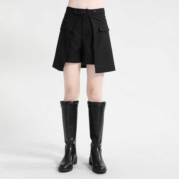 women's shorts 2021 summer casual ladies wide leg solid color women fashion elegant female t23, White;black
women's shorts 2021 summer casual ladies wide leg solid color women fashion elegant female t23, White;black