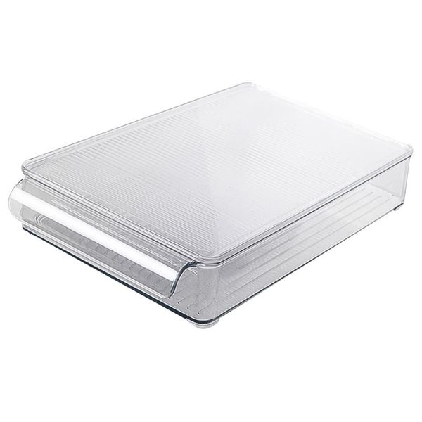 kitchen storage & organization pet transparent refrigerator box household dumplings rack simple steamed bun holder (monolayer)
kitchen storage & organization pet transparent refrigerator box household dumplings rack simple steamed bun holder (monolayer)