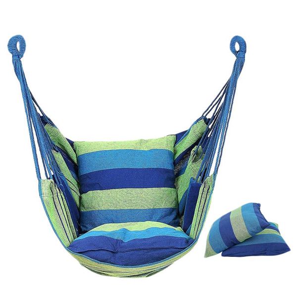 hammock chair hanging swing seat with 2 pillows for indoor, outdoor, garden (blue) fishing accessories
hammock chair hanging swing seat with 2 pillows for indoor, outdoor, garden (blue) fishing accessories