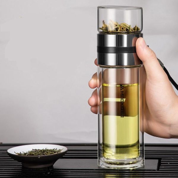 water bottles insulation cup tea separation business double transparent glass car filter b20088
water bottles insulation cup tea separation business double transparent glass car filter b20088