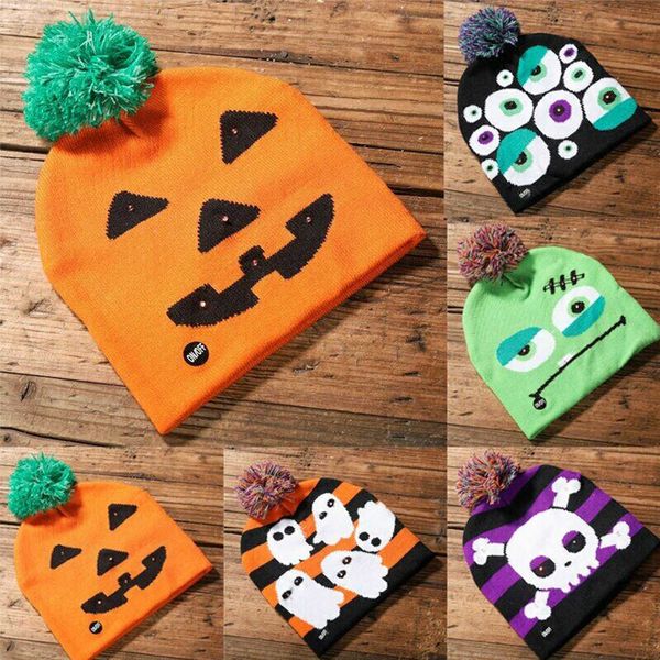 led glowing knit cap skull ghost sweater beanie light up knitted hat for halloween christmas party decor
led glowing knit cap skull ghost sweater beanie light up knitted hat for halloween christmas party decor
