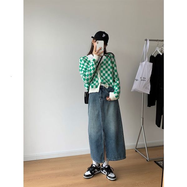 skirts vintage split denim skirt women's wash soft medium length high waist a-shaped hip wrap skirt 2021 korean version, Black
skirts vintage split denim skirt women's wash soft medium length high waist a-shaped hip wrap skirt 2021 korean version, Black