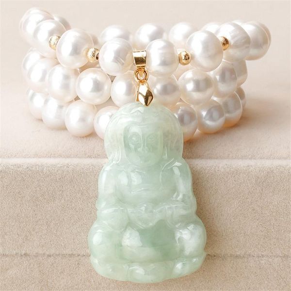 pendant necklaces habitoo women's emerald jade guanyin 7-8mm white freshwater pearl necklace 18 inches jewelry for women charming gifts, Silver
pendant necklaces habitoo women's emerald jade guanyin 7-8mm white freshwater pearl necklace 18 inches jewelry for women charming gifts, Silver