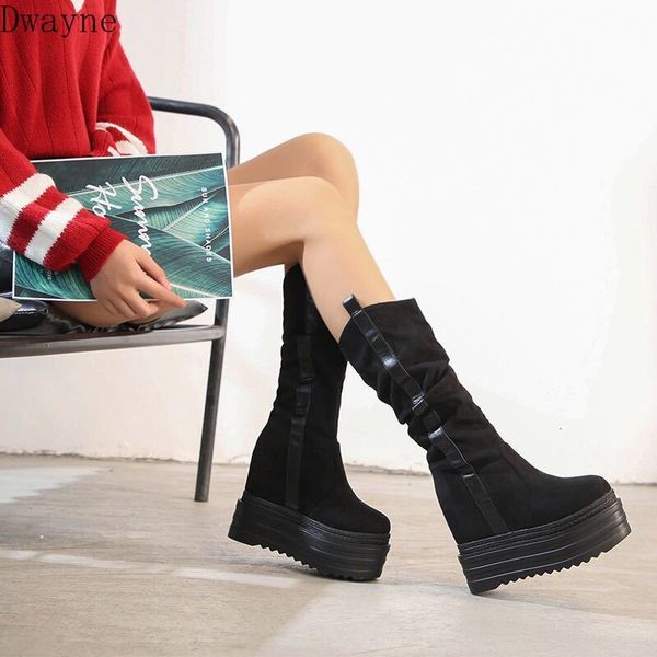 boots 13cm wedges thick-soled suede middle tube within increase fashion high-heel women's short 39 2ujn, Black
boots 13cm wedges thick-soled suede middle tube within increase fashion high-heel women's short 39 2ujn, Black