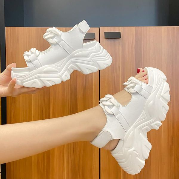 sandals lucyever women's chunky platform 2021 summer high street chains wedges shoes woman thick bottom gladiator sandalia mujer, Black
sandals lucyever women's chunky platform 2021 summer high street chains wedges shoes woman thick bottom gladiator sandalia mujer, Black