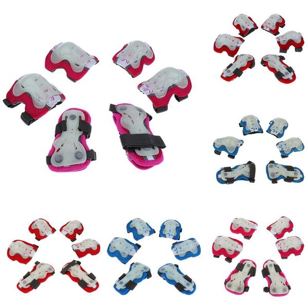elbow & knee pads 6 pieces kids boy girl shockproof roller skating skateboard cycling wrist protector 3 colors s m, Black;gray
elbow & knee pads 6 pieces kids boy girl shockproof roller skating skateboard cycling wrist protector 3 colors s m, Black;gray