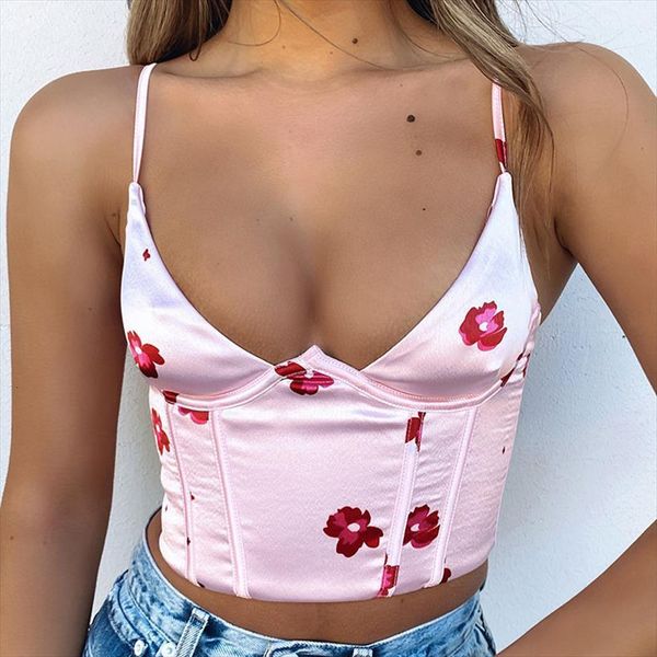 backless staghetti strap women camis v neck corset crop summer floral print clothes female sleeveless vest club camisole, White
backless staghetti strap women camis v neck corset crop summer floral print clothes female sleeveless vest club camisole, White