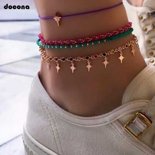 anklets green beads colorful star rose red string weaving multi layer anklet for women geometric charm pendant 8620, Red;blue
anklets green beads colorful star rose red string weaving multi layer anklet for women geometric charm pendant 8620, Red;blue