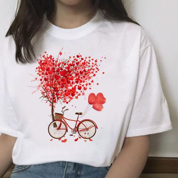 women's t-shirt 90s ulzzang harajuku graphic funny love print o neck casual top, White 
women's t-shirt 90s ulzzang harajuku graphic funny love print o neck casual top, White