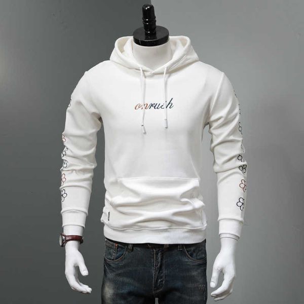 men's hoodies & sweatshirts letter embroidered velour hoodies with white male hood winter thickened warm clothes azp7, Black
men's hoodies & sweatshirts letter embroidered velour hoodies with white male hood winter thickened warm clothes azp7, Black