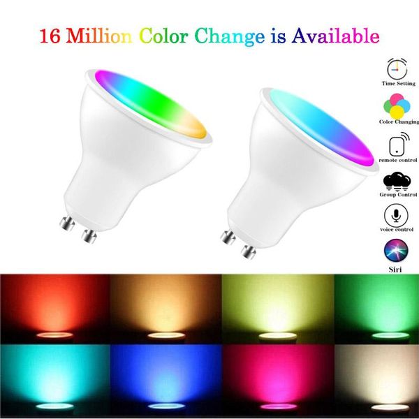 bulbs 6w smart light bulb dimmable wifi led lamp e27 gu5.3 color changing rgb app operate alexa google home assistant
bulbs 6w smart light bulb dimmable wifi led lamp e27 gu5.3 color changing rgb app operate alexa google home assistant