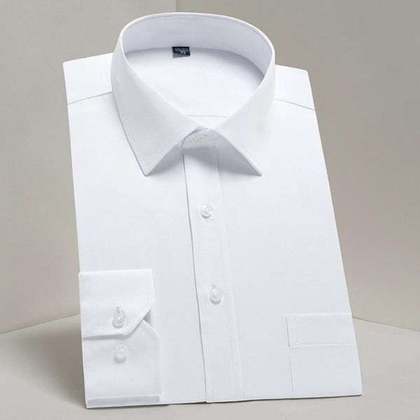 men's dress shirts classic long sleeve standard-fit formal business social simple basic design white work office casual shirt, White;black
men's dress shirts classic long sleeve standard-fit formal business social simple basic design white work office casual shirt, White;black